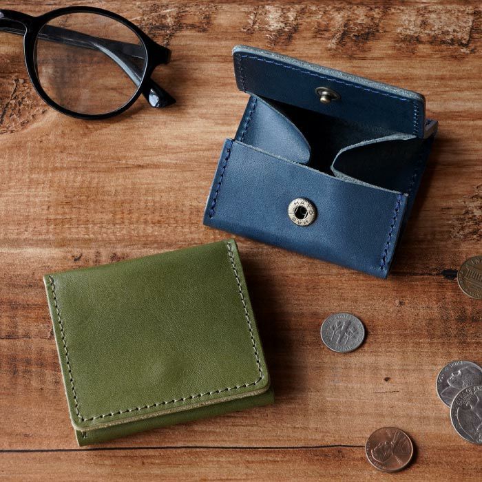 栃木レザー ボックスコインケース