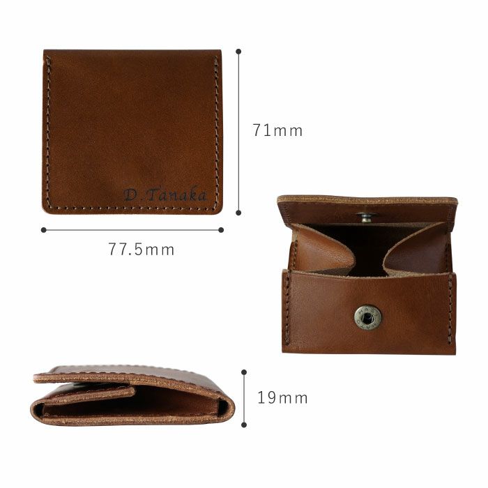 栃木レザー ボックスコインケース