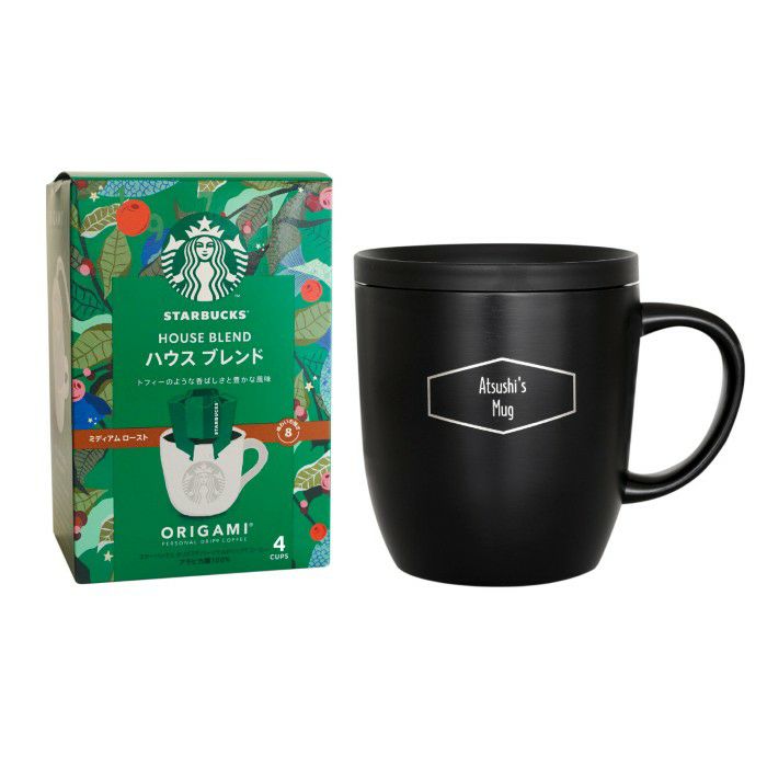 スターバックスコーヒー＆蓋つき真空ステンレスマグカップギフトセット