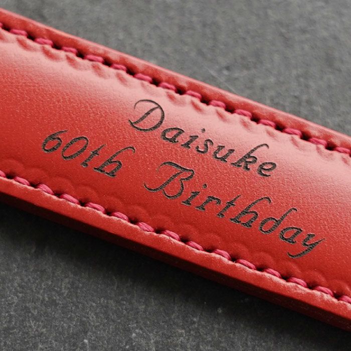 イタリアンレザーキーホルダー