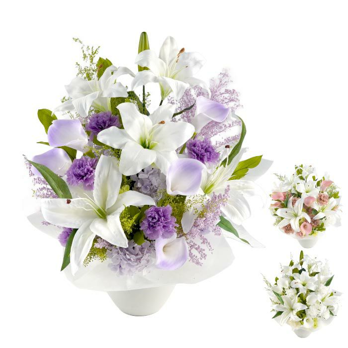 枯れないお供えアレンジ　Lily