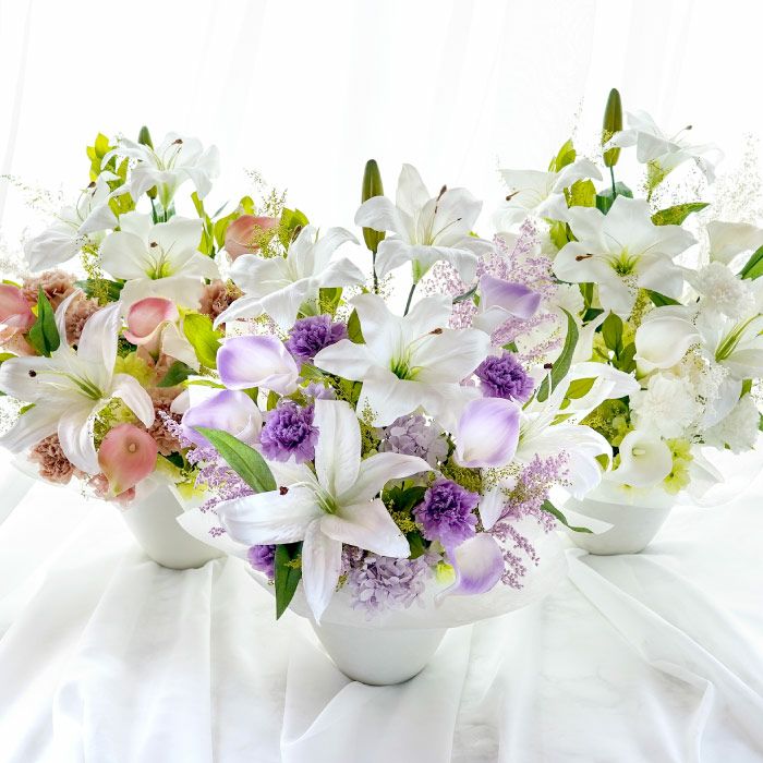 枯れないお供えアレンジ　Lily