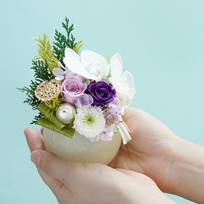 やさしく灯るお供え　ミラー付LEDキャンドル