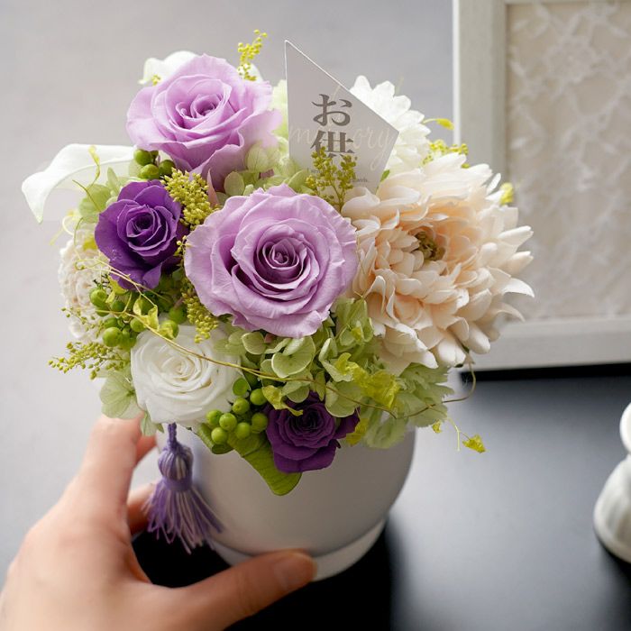 お供えプリザーブドフラワー　そのか