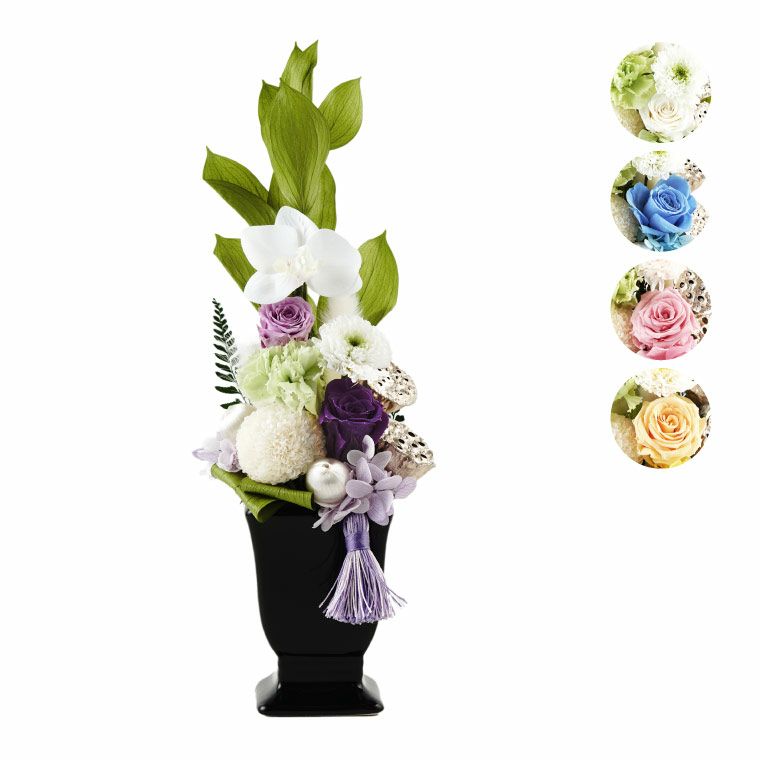 お供えプリザーブドフラワー　ゆうか