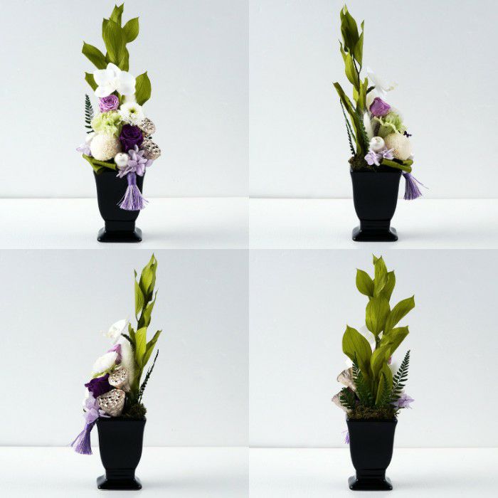 お供えプリザーブドフラワー　ゆうか