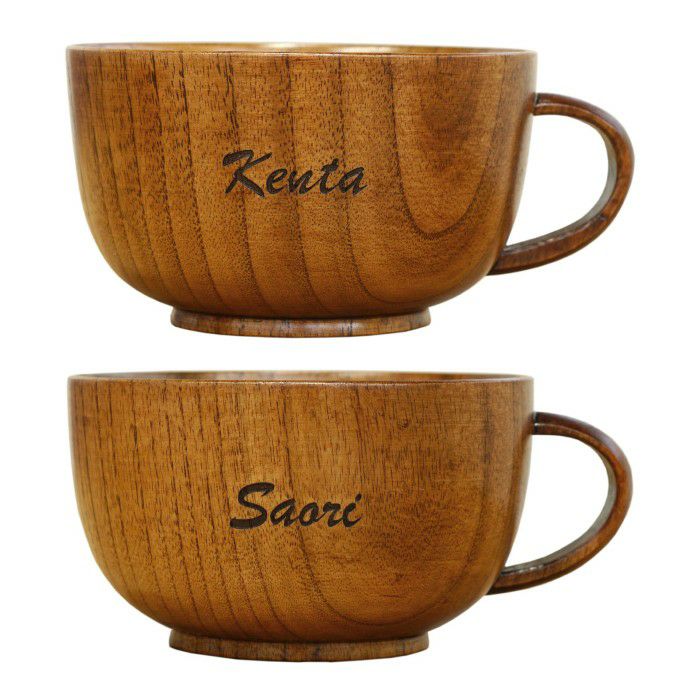 木製スープカップ ペア