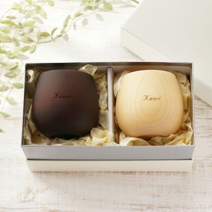 なつめのペアロックカップ