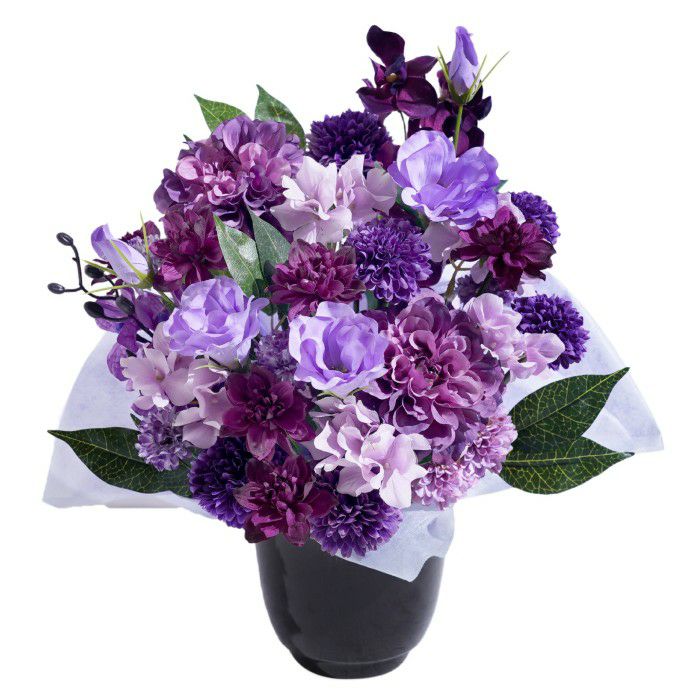 長寿祝いアレンジ　紫