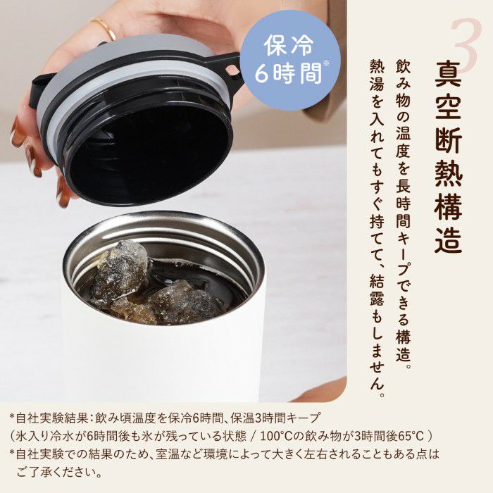 ストロー付きタンブラー