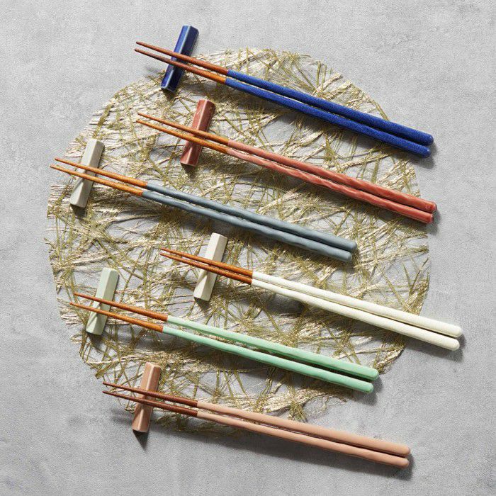 桐箱入り KURABI 夫婦箸&箸置きセット